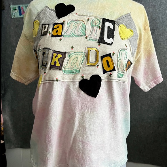 Ransom Note Tee Shirt - Sherbet Tie Dye - Picture 2 of 10